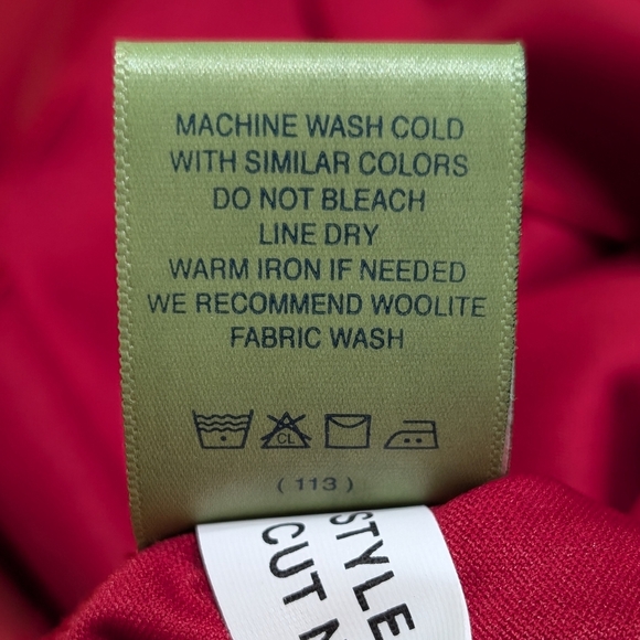 Johnny Martin Size 5 Juniors Red Strapless Mini Dress with Elastic Waistband - Picture 7 of 11